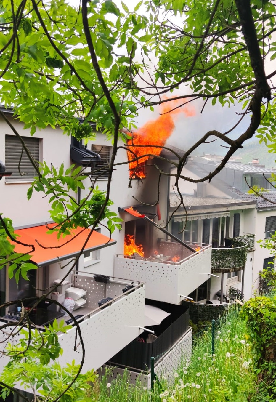 Un incendie ravage un appartement de la rue des Granges, à Monthey